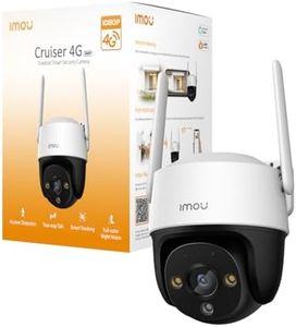 Imou Outdoor SIM Based CCTV Security Camera|4G Connection|Smart Color Night Vision|Two-way Talk|Pan&Tilt|Human Detection|Smart Tracking|IP66 Waterproof|Supports SD Card up to 256GB|Cloud Storage|Alexa