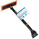 Snow MOOver 39" Extendable Snow Foam Brush and Ice Scraper with Soft Grip | Auto Snow Brush Scratch Free | Auto Ice Scraper | Car Truck SUV