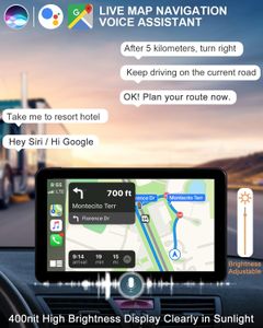 Wireless CarPlay & Android Auto 7" Touchscreen Display – Bluetooth