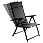 Heavy Duty Durable Adjustable Reclining Folding Chair Outdoor Indoor Garden Pool (1)