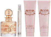 Jessica Simpson Fancy for Women - 4 Pc Gift Set 3.4oz Eau De Parfum Spray, 0.34oz Eau De Parfum Spray, 3oz Body Lotio, 1 Count