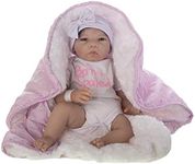Paradise Galleries Asian Realistic Baby Doll, Jannie de Lange Designer's Doll Collections, 20" Adorable Real Life New Year Birthday Party Baby Doll Gift with Doll Accessories - Born to be Spoiled
