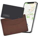 Reyke Wallet Tracker Card, Wallet Finder Wireless Charging, Works with Apple Find My (iOS Only), Slim Smart Card for Luggage Tags, Phone, Passports, IP67 Waterproof