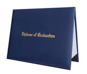 Certificate Holder Imprinted "Diploma Of Graduation" Smooth Diploma Cover 8.5" x 11" Grad Days(Navy)