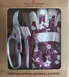 Ladies Leather Gardening Glove & Ad