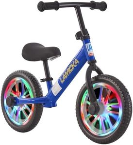 TRIOBLADE 12" Balance Bike 2 Year Old Toddler Bike Kids Baby First Bike Training Bicycle No Pedal Adjustable Handlebar/Seat Gift Bike for 2-5 Year Old Boys Girls (Blue)
