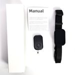 Mini Pet Tracker Waterproof Dog Cat GPS Tracker Portable Adjustable Pet Collar Trackers No Extra Fees No Charging for iOS & Android Worldwide Location (Black-Both)