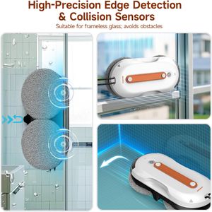 AlfaBot X7Pro Window Cleaner Robot – Automatic Glass Cleaning Device
