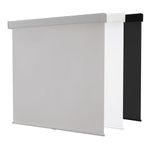 Cordless Roller Window Shades,100% Black Out Shade for Windows,Thermal Insulated UV Protection Window Blinds,Door Blinds,Blackout Shades Pull Down for Home,Office,Easy to Install,23" W x 72" H, Grey