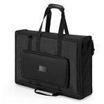 1st Place Products Foldable Padded Nylon Tote Carrying Case -Transport LCD Screens, Computers, Monitors & TVs Between 19" - 24" - Water Resistant - Shoulder Strap & Handle Options - Premium Quality