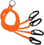 A1FISHER 4 Arm Crab Trap Harness with Durable Plastic Hooks for Sailing Fishing Red 1 Pack