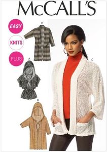 McCall's Pattern Company M6802 Misses'/Women's Cardigans Sewing Template, Size B5 (8-10-12-14-16)