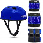 APRODO Kids Protective Set Guard for Skating, Cycling & Skateboarding, (Suitable for Age Group 5 to 12 Years Old) (Blue)