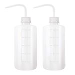 Tattoo Wash Bottle - WZPB 500ml Squeeze Bottle Rinse Bottle Watering Tools Plastic Squeeze Washing Bottle Irrigation Squeeze Sprinkling Can Wash Plant Bottle (500ml / 16OZ / 2 Bottle)