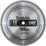 Makita D-65486 10" 100T Polished Miter Saw Blade, Ultra-Fine Crosscutting