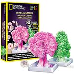 BANDAI JM02766 National Geographic-Crystal Garden Starts Growing in 20 Minutes-Educational Science Kit