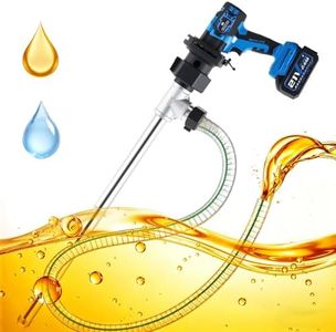 Mxmoonant Cordless Fuel Transfer Pump, Handheld Stick Diesel Transfer Pump Battery Powered 13.2GPM Electric Barrel Pump with 2 x 2.4Ah Batteries for Diesel, Kerosene, Water