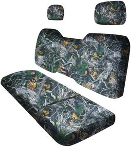 StarknightMT Ranger Seat Cover with Headrest Cover, Ranger 1000 Seat Cover Compatible with Polaris Ranger 1000/ XP 1000/Crew XP 1000 2018 2019 2020 2021 2022 2023 Water-Repellent Camouflage