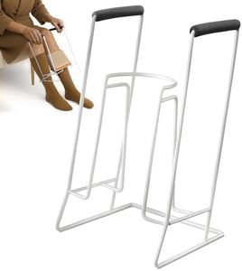 Mars Wellness Stocking Donner Sock Aid Tool for Compression Socks Men or Women - Strong Metal Design with Soft Foam Grips - Dressing Aid Hip Kit for Easy Use with Stockings and Compression Socks