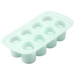 Wilton 570-0118 8 Cavity Round Silicone Shot Mold, Green