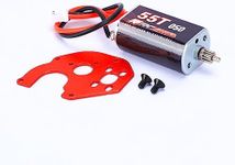 RCAWD SCX24 050 Motor 55t & Motor Mount Plate for Axial 1/24 SCX24 & AX24 Series Upgrade Parts