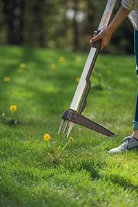 Fiskars Light Weed Puller – 90cm Stainless Steel, Black/White Handle