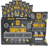 Where You Bean Edamame Beans Snack (Truffle Salt) - Crunchy and Dry Roasted Edamame Beans - High Protein Snacks, Keto and Vegan Healthy Snacks for Adults & Low Carb Asian Snack 0.9 oz (Pack of 8)