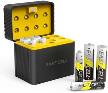 Rechargeable AA Lithium Batteries 8 Pack with Charger - 1.5V 3600mWh High Capacity Rechargeable AA Batteries, Li-ion Doubel A Batteries for Blink Outdoor Camera (4AA and 4AAA Batteries with charger)
