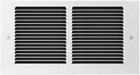 Cadet Register Series Electric Wall Heater Complete Unit (Model: RMC151W, Part: 63315), 1710/3415/5120 BTU, 120 Volt, 500/1000/1500 Watt, White