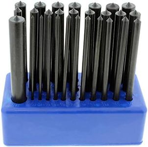 ABN Hole Transfer Punch Set for Steel, Wood, Etc – SAE Transfer Set – 28 Piece Transfer Punch Set 3/32 to 17/32in