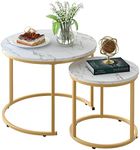 aboxoo Coffee Table Nesting White S