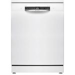 Bosch SMS4EMW06G Series 4, Free-Standing Dishwasher, 60 cm, B Energy Rated, 9 Litre, 14 Place Settings, ExtraDry, Silence Plus 42dB Quiet,Rackmatic Adjustable Basket, White