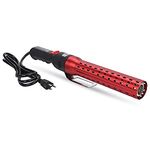 Electric Fire Starter, Charcoal Starter, BBQ Smoker, Grill Starter, Chemical Free Heated Air with Built-in Blower (Red)