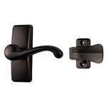 Ideal Security GL Lever Handle Set for Storm Doors and Screen Doors, Oil Rubbed Bronze