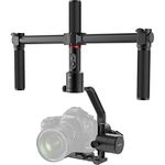 Moza Air 3-Axis Electronic Gimbal Stabiliser for Mirrorless and DSLR Cameras with Dual Handle Grips & Hard Shell Shock-Resistant Case - Max Payload: 3.2kg/7.0lbs,AG01