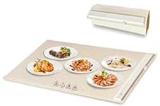 Adjustable Temperature Electric Warming Tray - Fast Heating Foldable Food Warmer For Buffets & Parties - Keep Food Warm With This Upgraded Hot Plate Tray