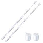 2 Pack Small Tension Rods 26 in to 