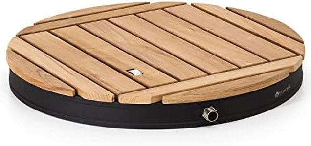 blumfeldt Douche Exterieur Piscine, Douches de Jardin Portable, Douche Jardin de 4M, Pomme de Douche Réglable, Douche Extérieur Aluminium, Rince Pied Piscine, Douche Extérieure Résistant UV et Gel