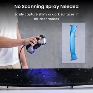 Revopoint MetroY 3D Scanner – 0.01mm Precision, Blue Laser Handheld for Industrial 3D Modeling & Measurement