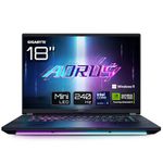 Gigabyte AORUS MASTER 18 BZH Gaming Laptop - 18.0“, 240Hz WQXGA, Intel Core 275HX, RTX 5090 GPU, 32GB DDR5 5600MHz, 2 x Gen4 1TB SDD, Windows 11 Pro, 2 Year Warranty, AORUS MASTER 18 BZHC6UKD65SP
