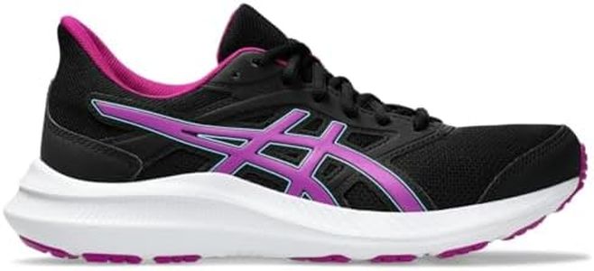 ASICS Women's JOLT 4 Running Shoes, 9, Black/Bold Magenta