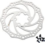 Teyssor 140mm 160mm 180mm 203mm Bike Disc Brake Rotor with 6 Bolts Fit for Road Bike Mountain Bike BMX MTB