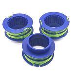 MADAT KLS 124-03 Spool Fit for Kobalt Weed Eater 24-Volt 0.080-in 16Ft Weed Wacker String Trimmer Spool Dual Line 3Pack