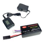 LiPo Battery for Parrot AR.Drone 2.0 & 1.0 Quadricopter Lithium-Polymer 1500mAh (Balanced Charger + 1500mAh Battery)