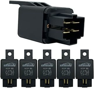 irhapsody 12vdc 40amp 4-pin Replacement Relay, 5pack spst Automotive Starter Relay