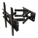 UNICO Heavy Duty Dual Extension Arm TV Wall Mount Bracket for 23" to 55" LCD/LED/Monitor/SmartTV, Full Motion Universal TV Wall Stand LED Stand Movable Swivel Wall Mount Up to VESA 400mmX400mm.