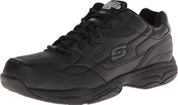 Skechers for Work Men's Felton Shoe, Black, 11 M US