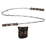 Pocket Chainsaw, Wire Saw Rope Saw Camping Saw Survival Saw Folding Chain Hand Saw for Backpacking Hiking Cutting Wood, 48 Inches Long