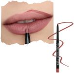 Runway Rogue Designer Liner Lip Pencil, Matte Medium Dusty-Rose Lip Liner Pencil and Lip Liner Sharpener, ‘Work It Babe’