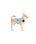 Pecute Dog Cooling Coat, Summer Cooling Vest for Puppy Sun Protection, 5 Layer Evaporation Cooling - Safe, Effective, Breathable Mesh Ice Vest Adjustable Straps Cool Jackets for Dogs (S, 30cm)